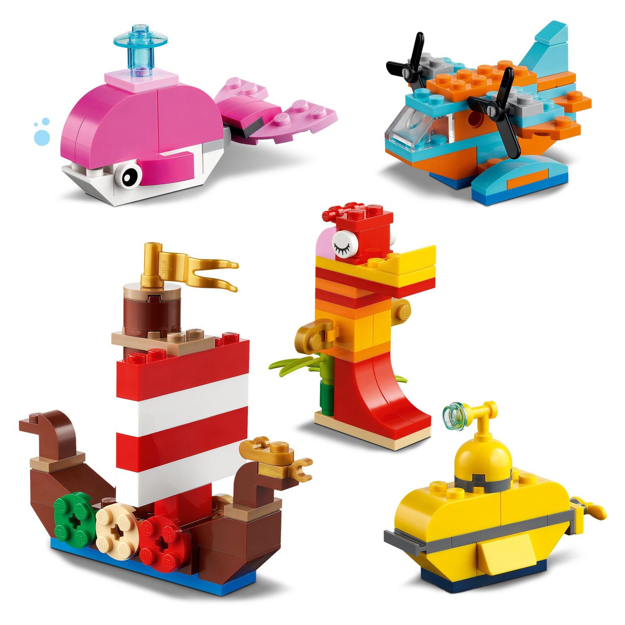 Voir la diapositive 5 : LEGO Classic 11018 - Jeux Créatifs Dans L&rsquo;Océan