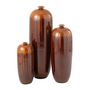 Voir la diapositive 2 : Paris Prix Vase en Terre Cuite  Lee Terra  95cm Marron & Orange