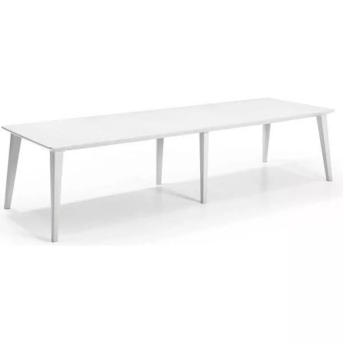 ALLIBERT by KETER Table de jardin - rectangulaire - blanc - en résine - 8 a 10 personnes - Lima - Allibert by KETER
