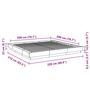Voir la diapositive 6 : VIDAXL Cadre de lit sans matelas gris beton 200x200 cm