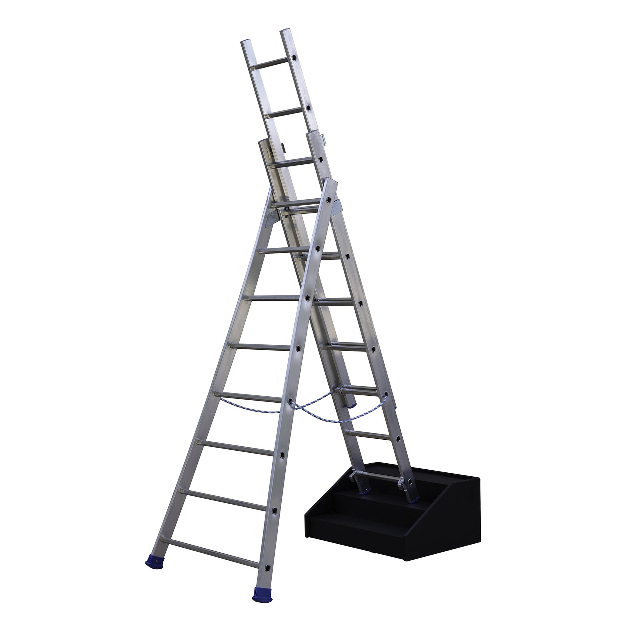 Voir la diapositive 4 : CENTAURE Echelle transformable 3 plans KET3 2m30/4m85