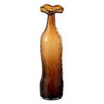 Paris Prix Vase Design en Verre  Eclosion  40cm Marron