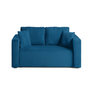 Voir la diapositive 1 : BEST MOBILIER Topaze - canapé droit 2 places - en velours côtelé
