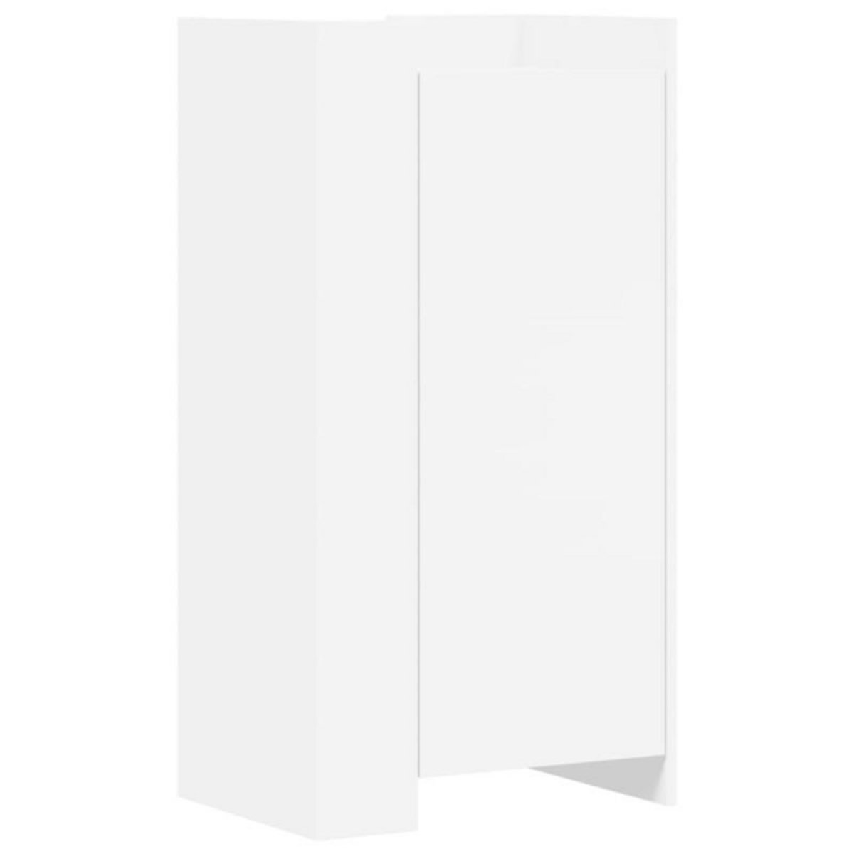 VIDAXL Armoire à chaussures blanc 52x37,5x100 cm bois d ingénierie