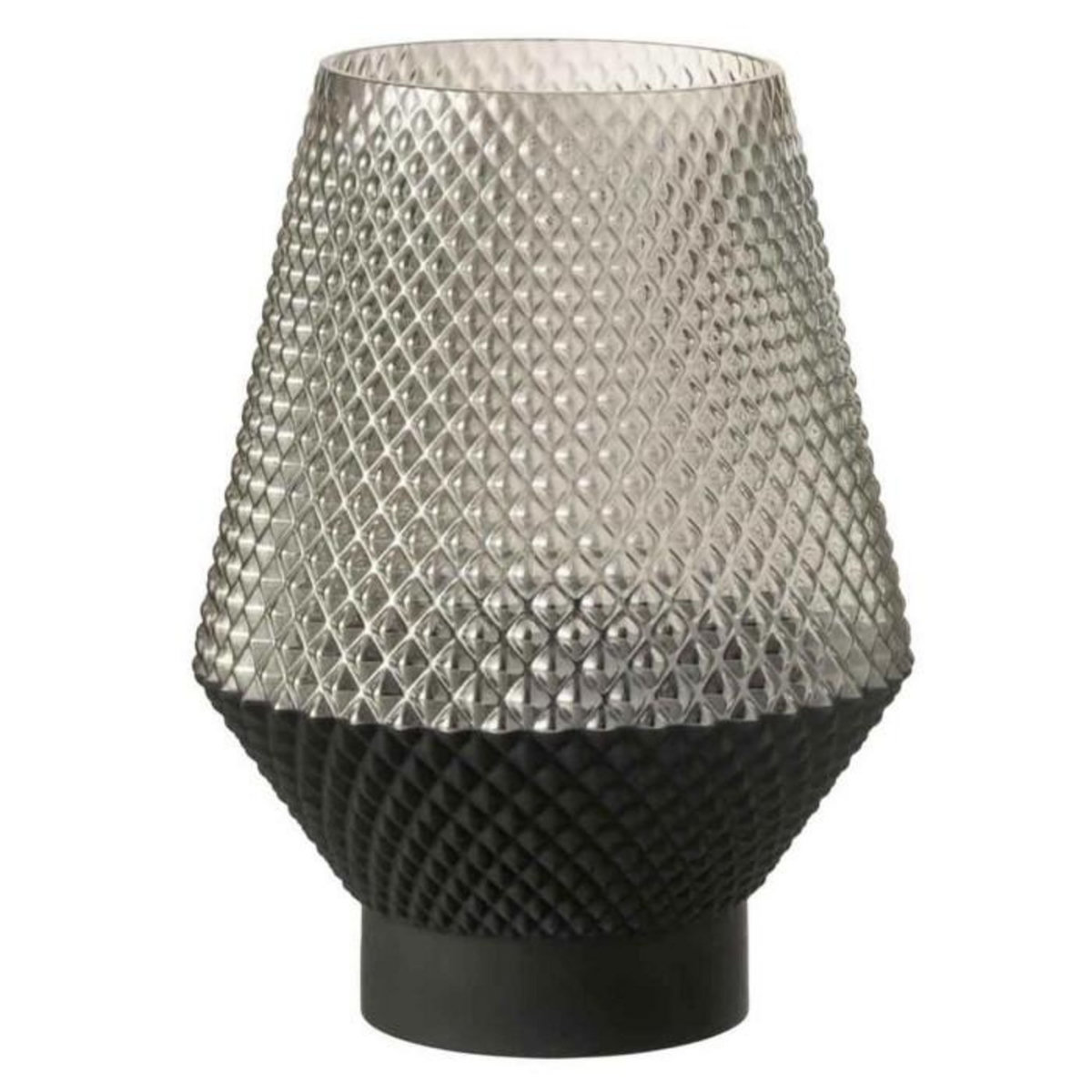 Paris Prix Vase Design en Verre  Vuoto  27cm Gris