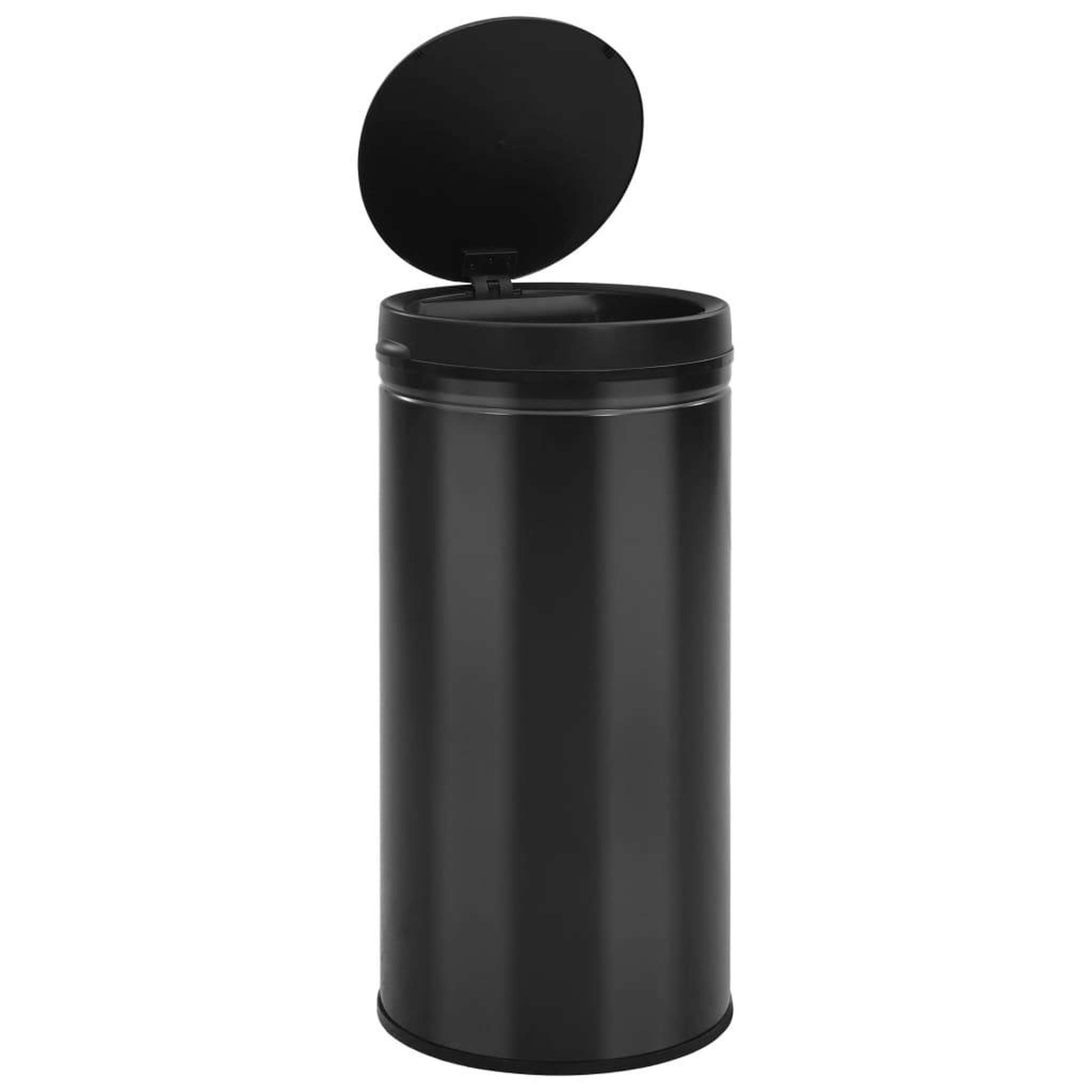 Voir la diapositive 3 : VIDAXL Poubelle a capteur automatique 70 L Acier au carbone Noir