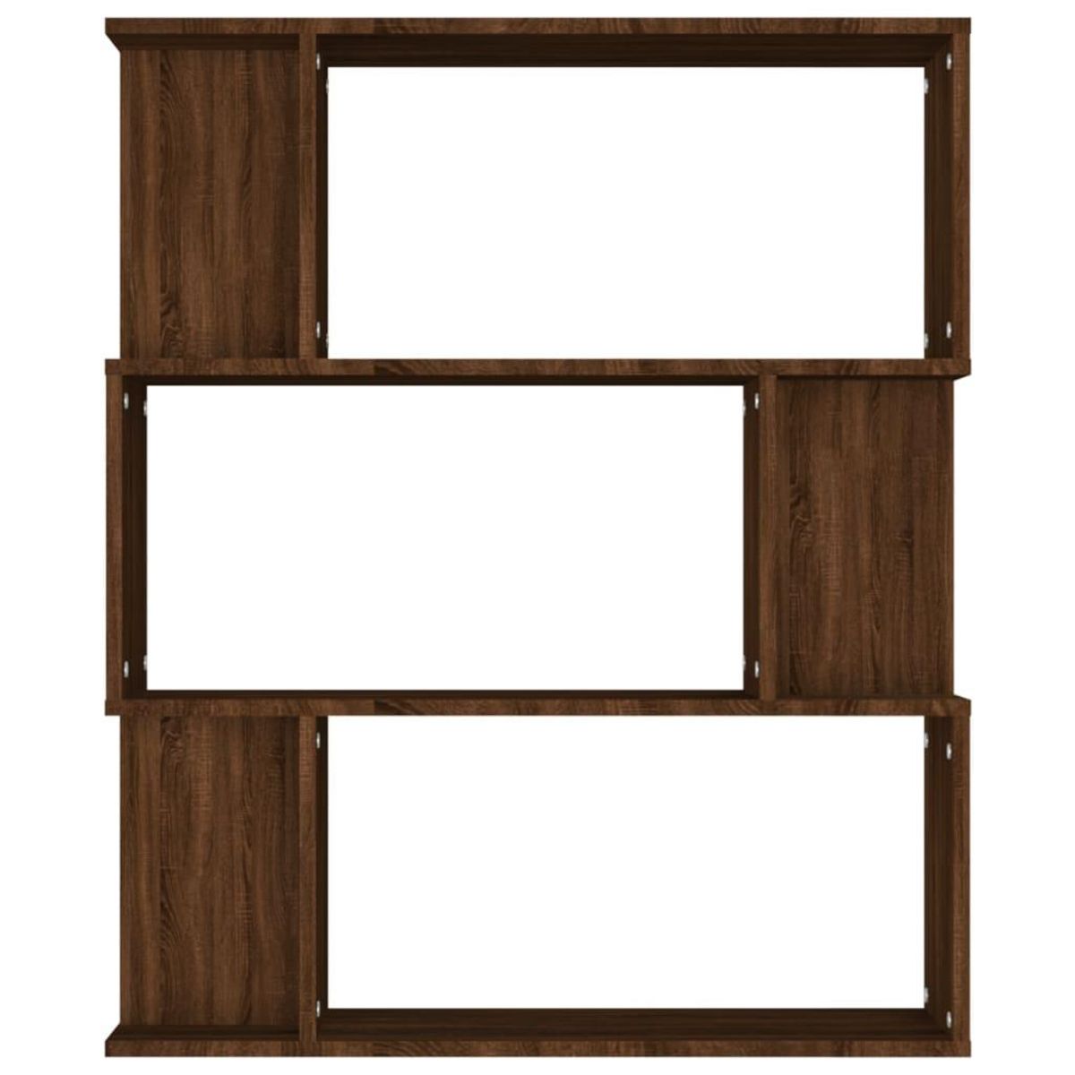 VIDAXL Bibliotheque/Cloison Chene marron 80x24x96 cm Bois d'ingenierie