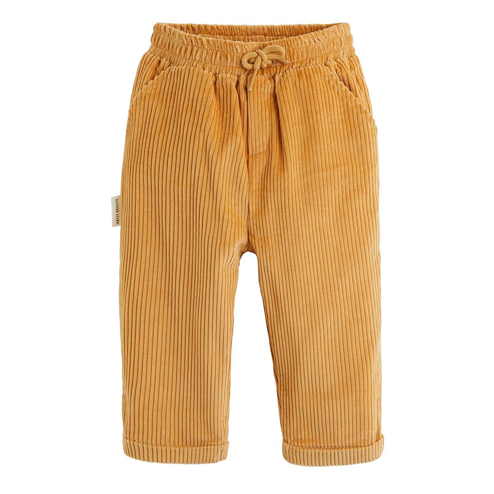 Voir la diapositive 4 : PETIT BEGUIN Lot de 2 pantalons bébé en velours côtelé charly