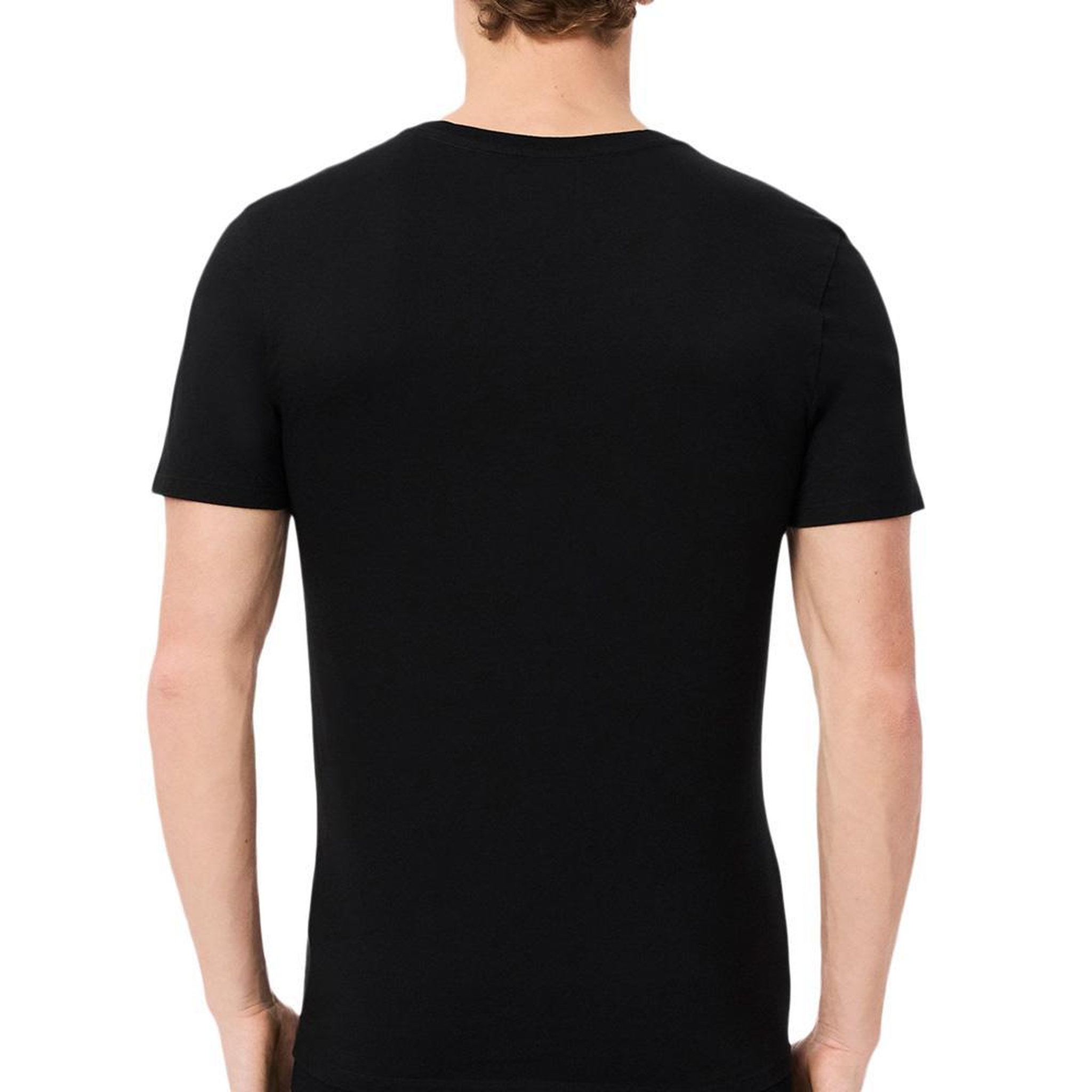 Voir la diapositive 2 : Lacoste T-Shirt Noir Homme Lacoste d'intérieur slim fit