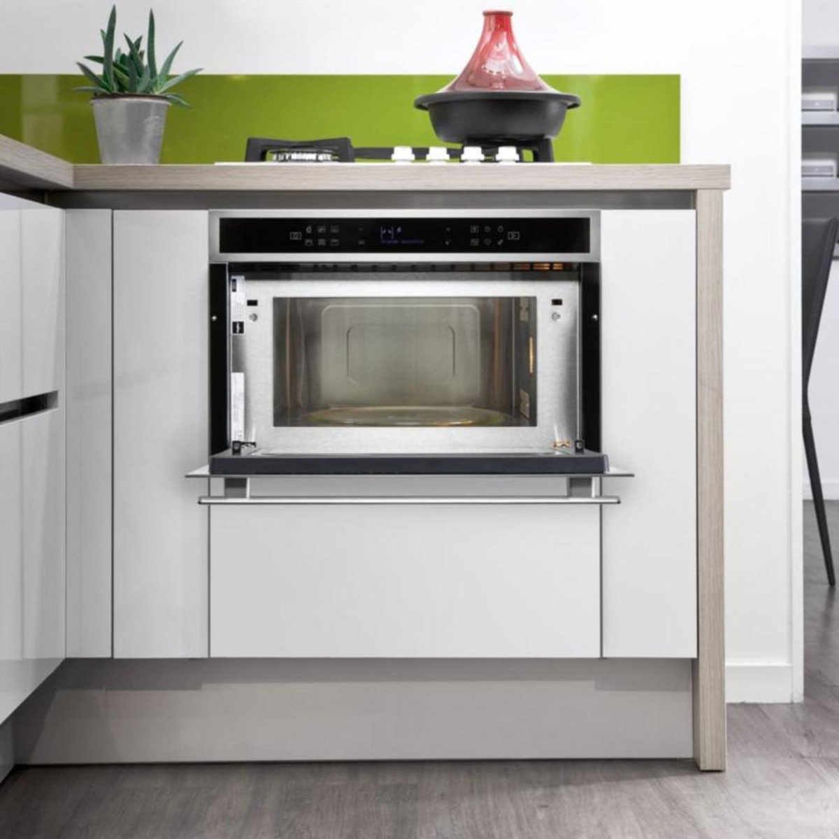 Whirlpool Micro-onde gril encastrable 31l 1000w inox - w6md440