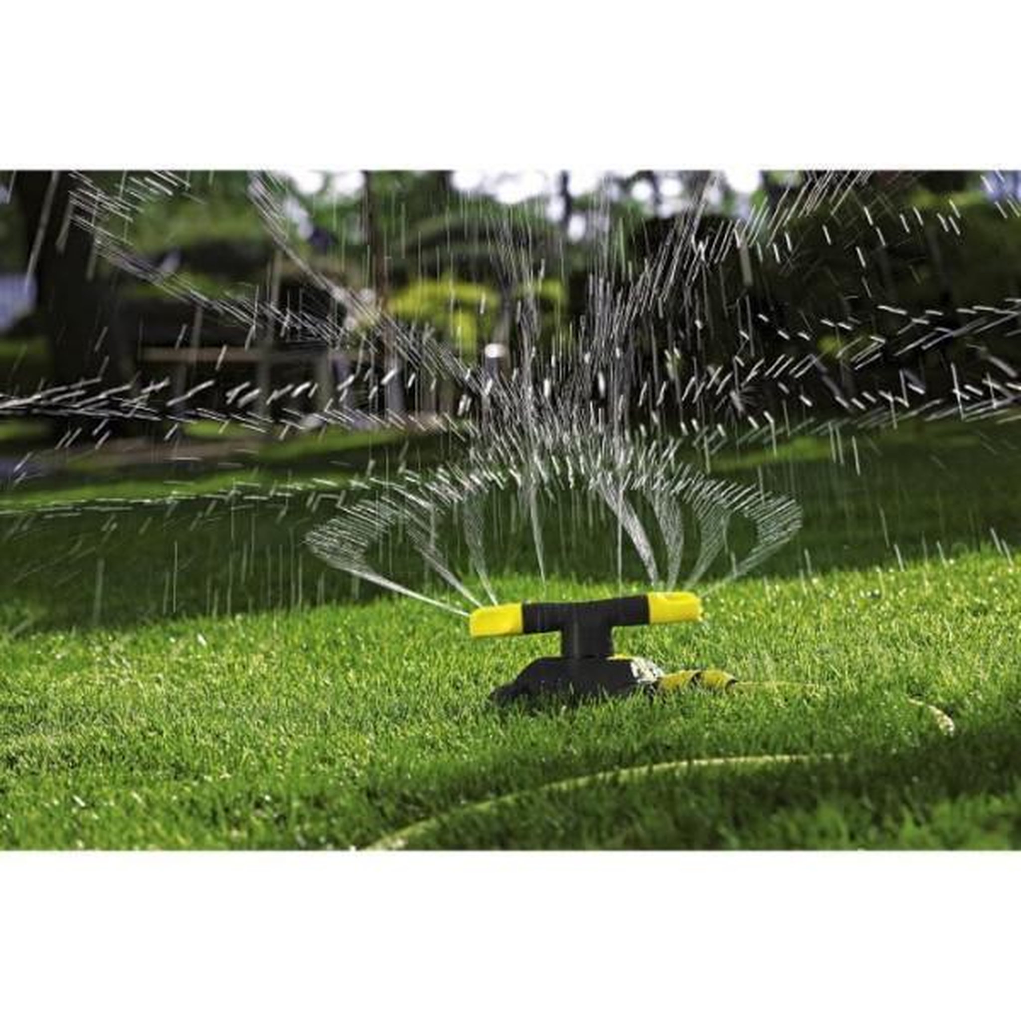 Voir la diapositive 3 : KARCHER Arroseur  rotatif KÄRCHER RS 120/2 - Bras en métal robustes - Surface d'arrosage maximale 113 m²