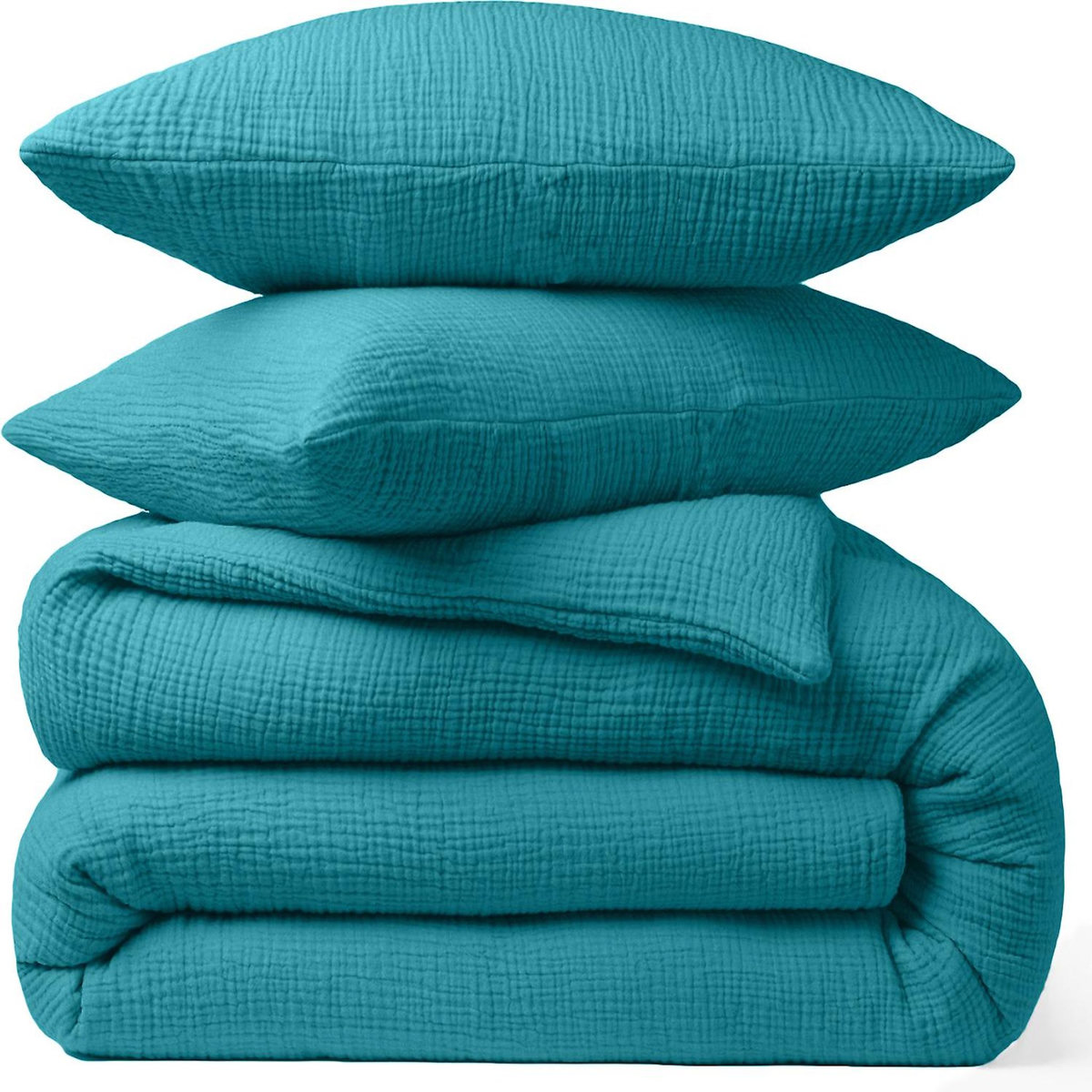 BATON ROUGE Housse de couette 100% gaze de coton