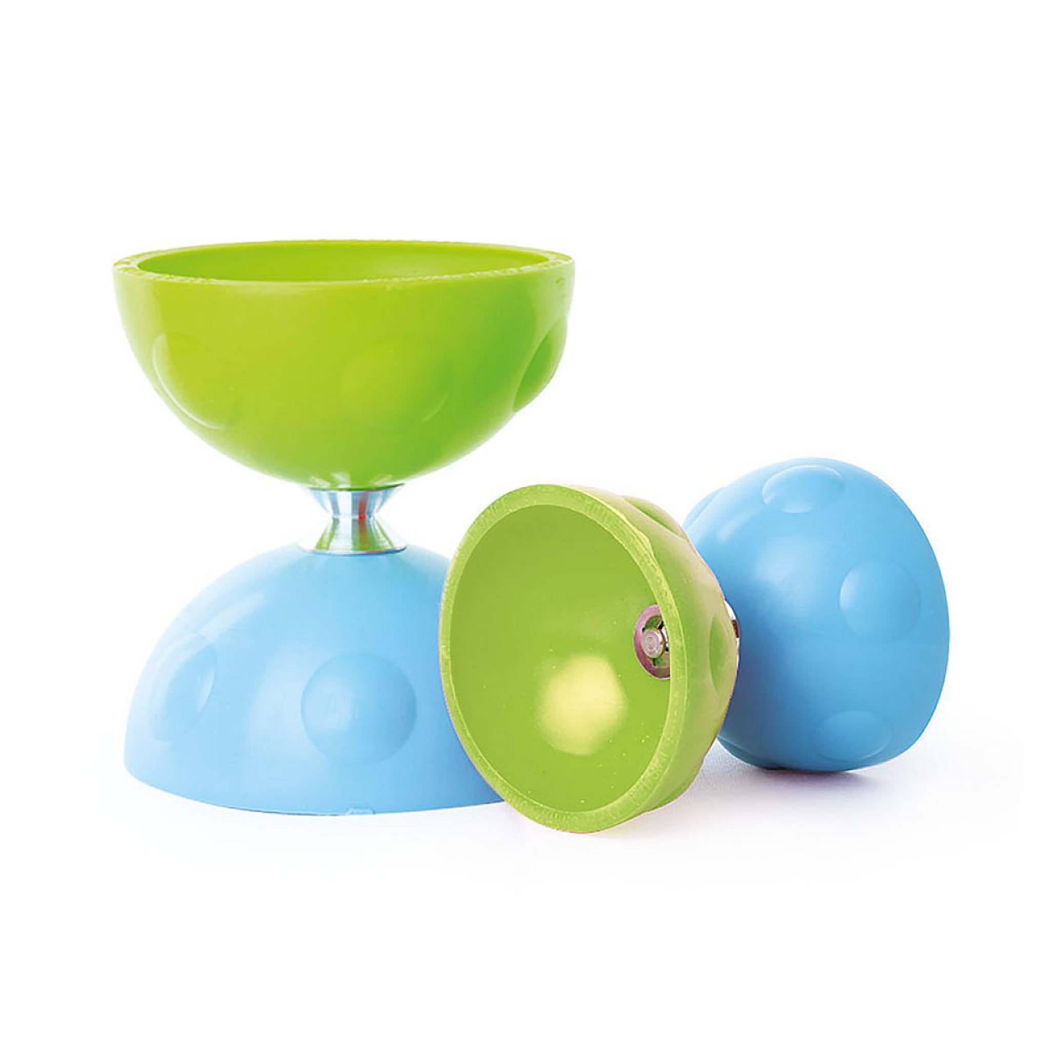 Voir la diapositive 2 : Vilac Diabolo classique vert et bleu