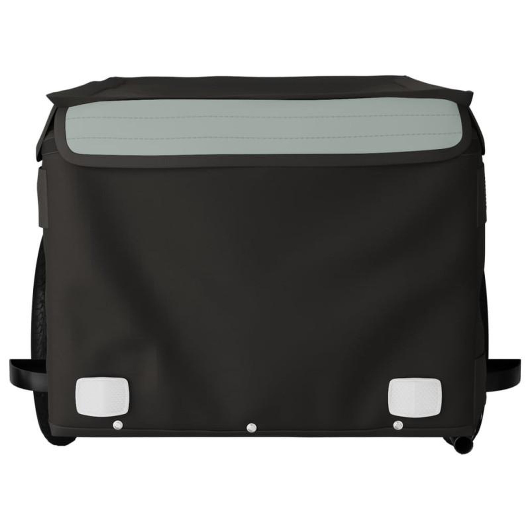 Voir la diapositive 6 : VIDAXL Remorque de vélo noir et gris 30 kg fer