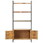 Voir la diapositive 3 : VIDAXL Bibliotheque 4 niveaux 80x30x180 cm Bois solide de recuperation