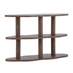 Paris Prix Étagère Ondulée 3 Niveaux  Moln  120cm Marron