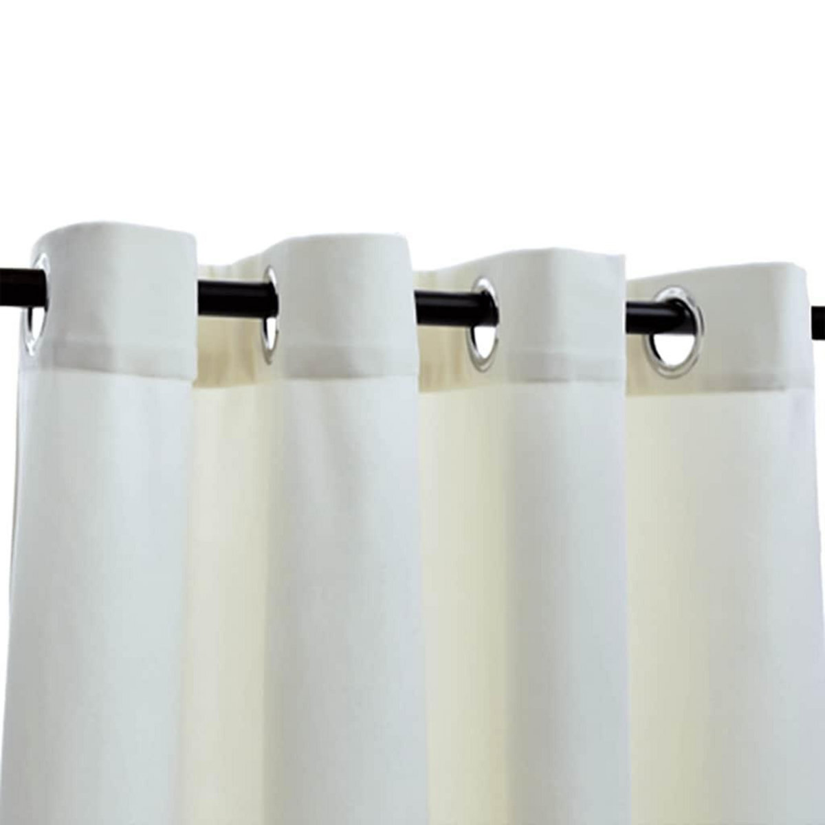 VIDAXL Rideaux occultants avec anneaux 2 pcs Velours Creme 140x245 cm