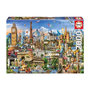 Voir la diapositive 1 : EDUCA EDUCA Puzzle 2000 pieces Symboles D'Europe