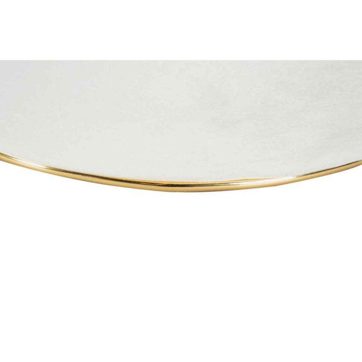 Paris Prix Tabouret Design  Contessa  60cm Ivoire & Or