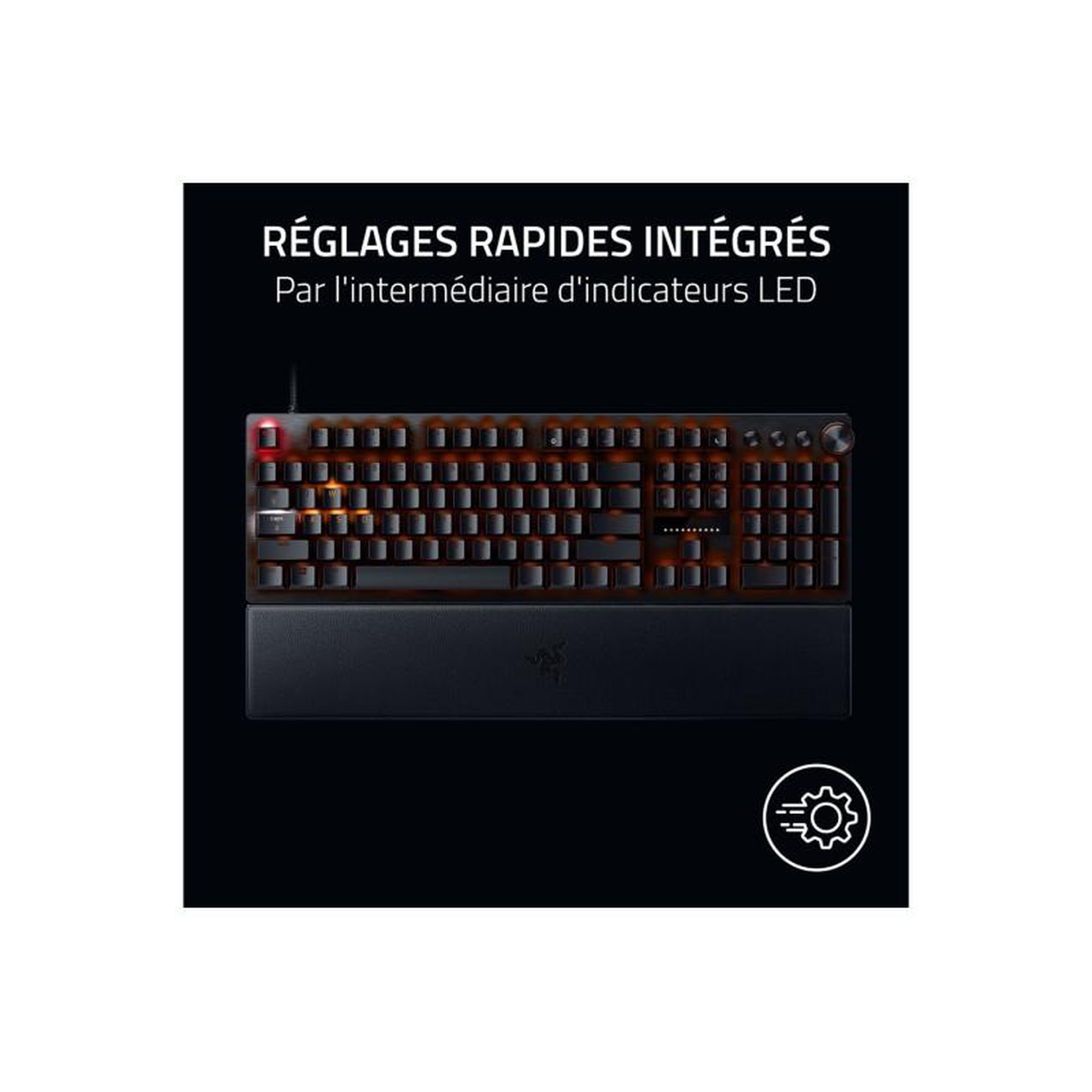 Voir la diapositive 3 : Razer Clavier Razer Huntsman V3 Pro