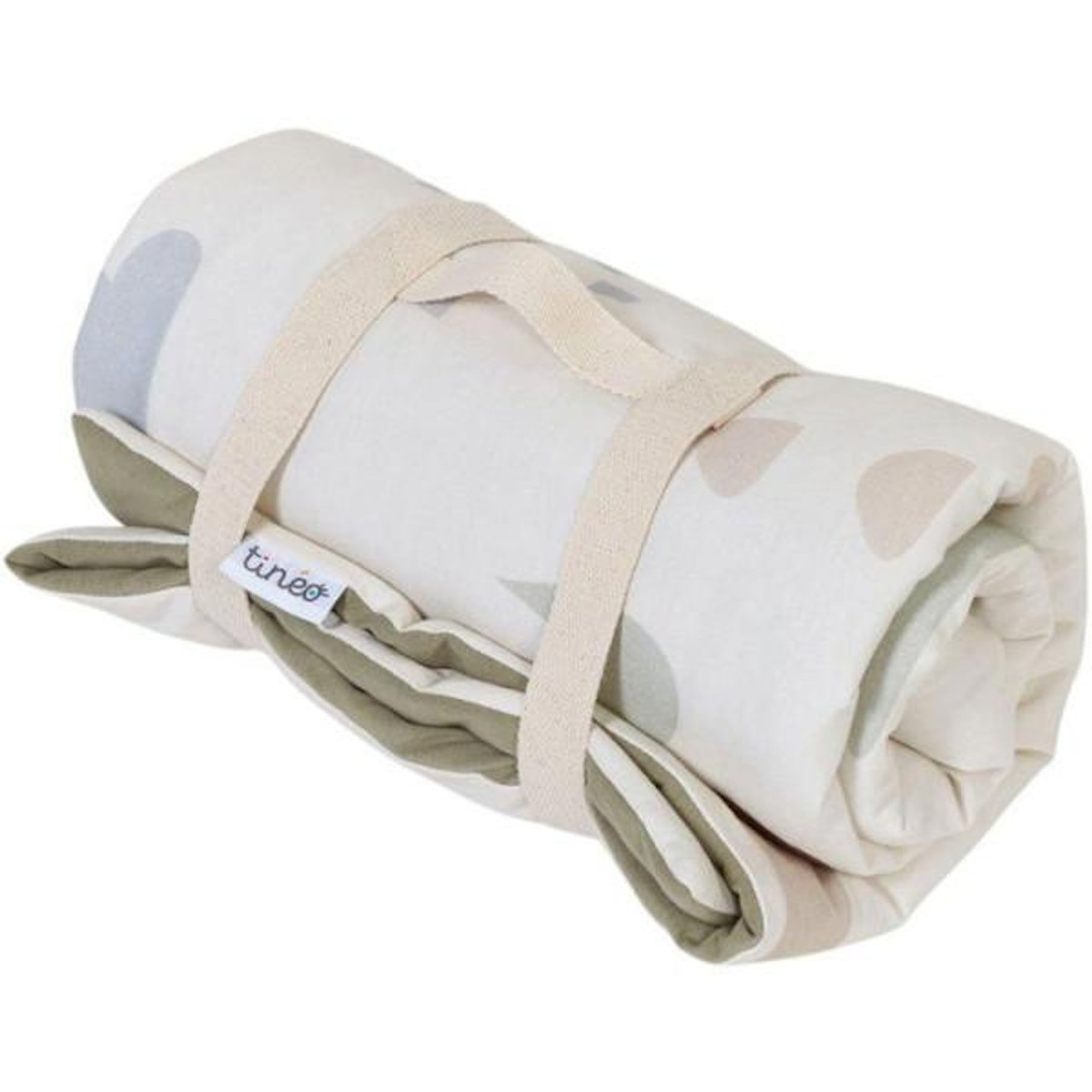 TINEO Tapis de jeu nomade - TINEO - 100 x 100 cm - Dinosaures