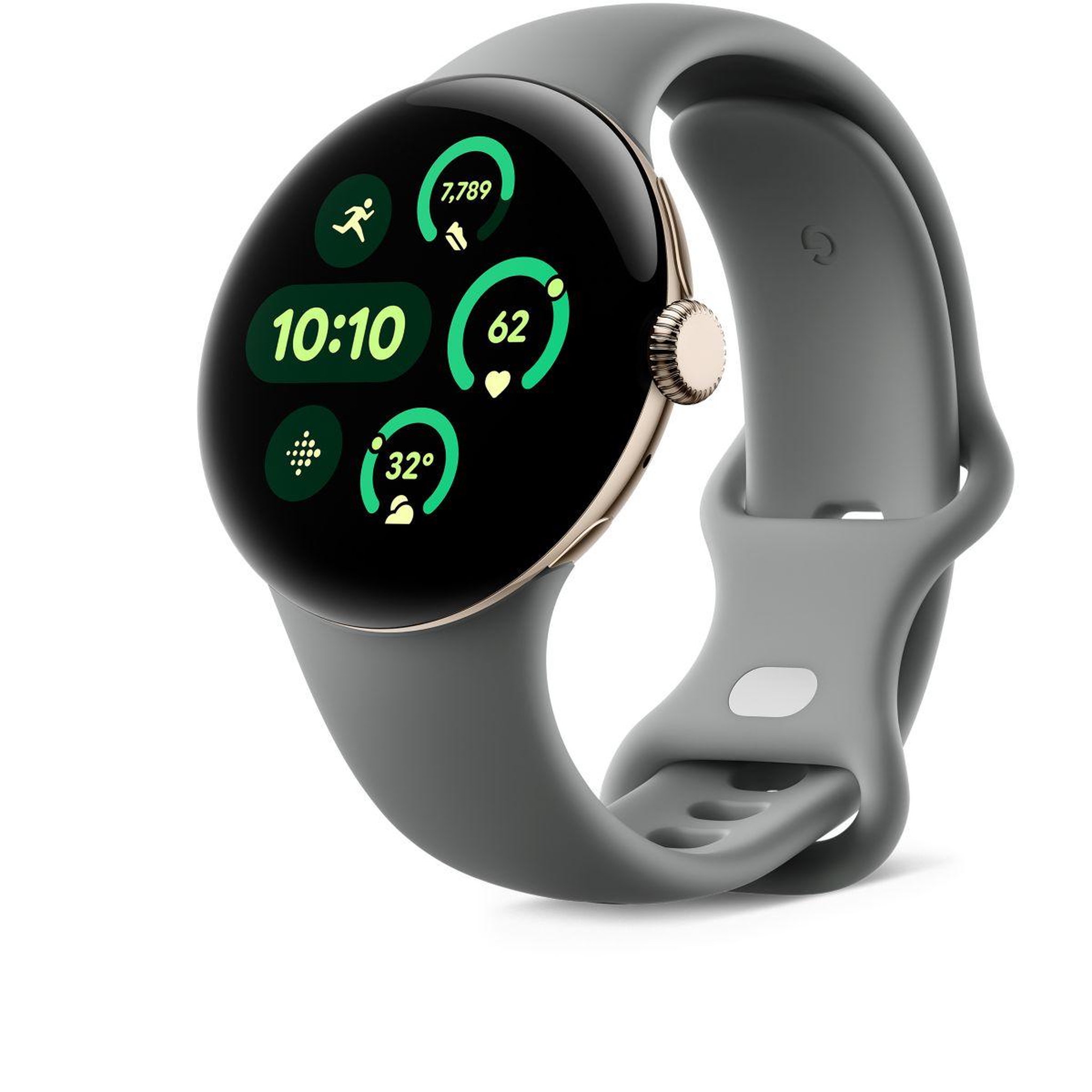 Voir la diapositive 1 : GOOGLE Montre connectée Pixel Watch 3 41 mm Champagne Doré 4G