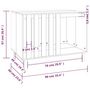 Voir la diapositive 6 : VIDAXL Niche pour chien 90x60x67 cm Bois de pin massif
