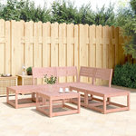 VIDAXL Salon de jardin 5 pcs bois massif de douglas