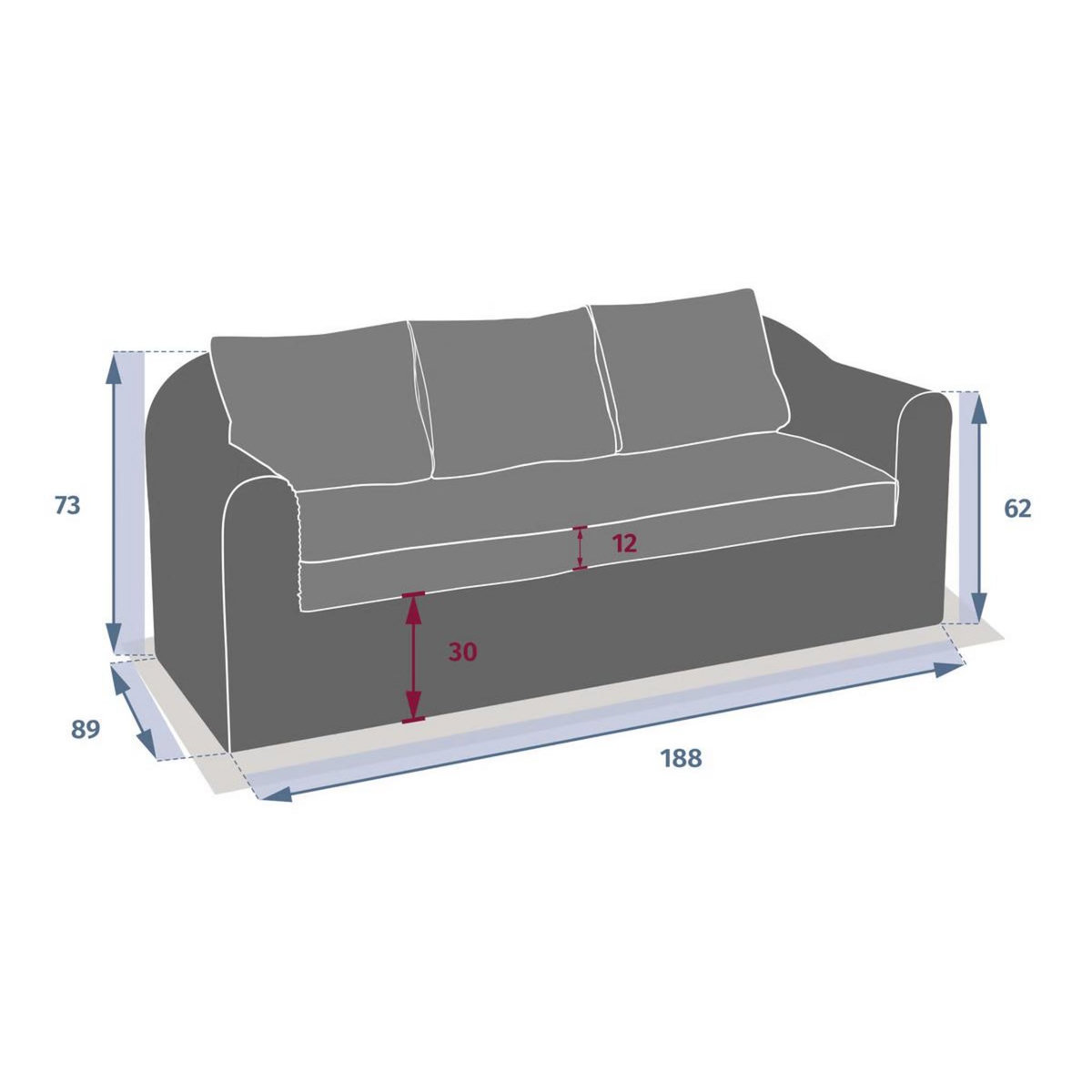 HESPERIDE Salon de jardin en résine tressée Moorea Savana - 5 places - Hespéride