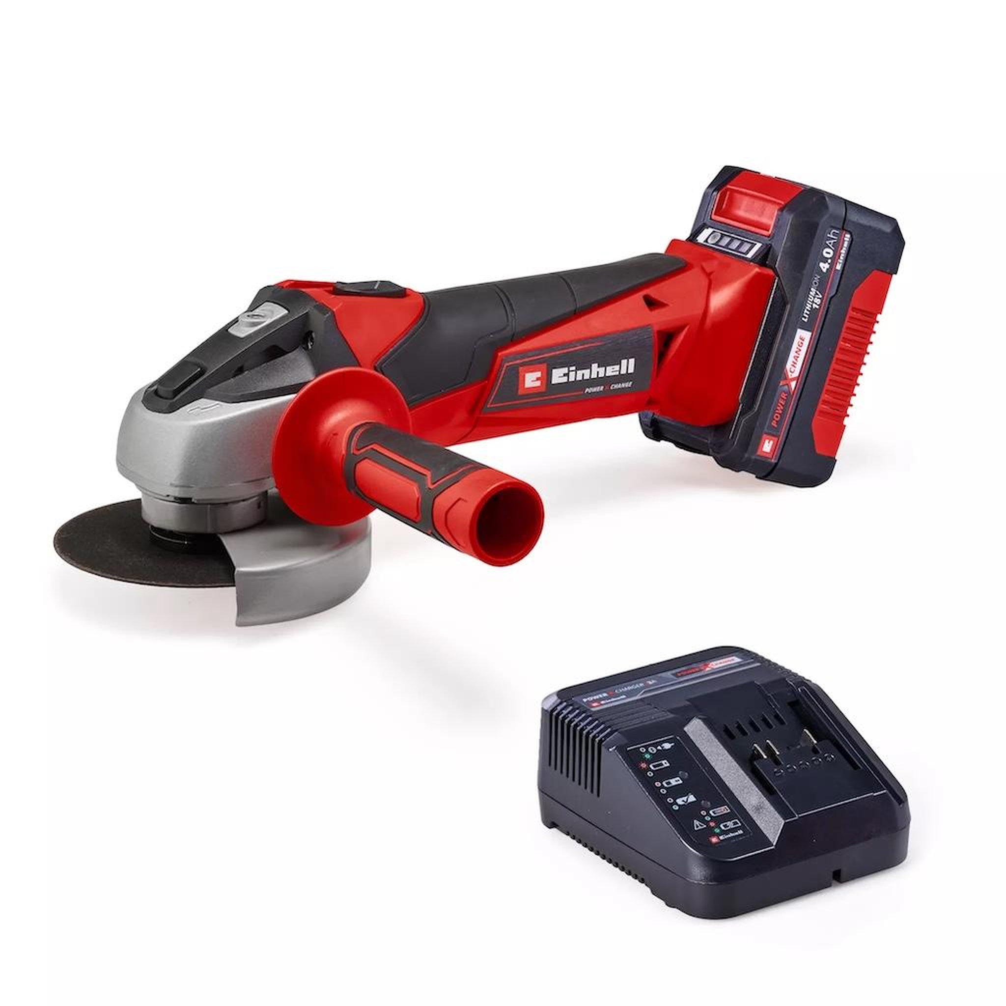 Einhell Meuleuse d'angle sans fil - tc-ag 18/115 li (1x4.0ah) - 18v - ø115 mm