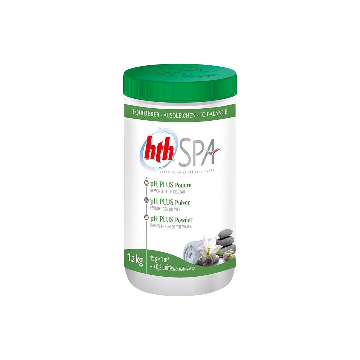 HTH pH plus poudre pour spa 1,2 kg - HTH