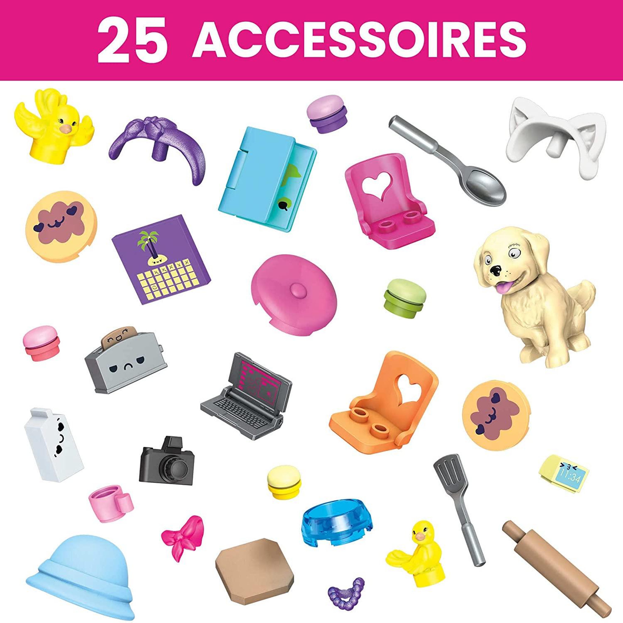 Voir la diapositive 3 : MEGA Mega construx Barbie - Maison à Malibu