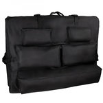 VIVEZEN Housse de transport pour table de massage avec rangements - Noir