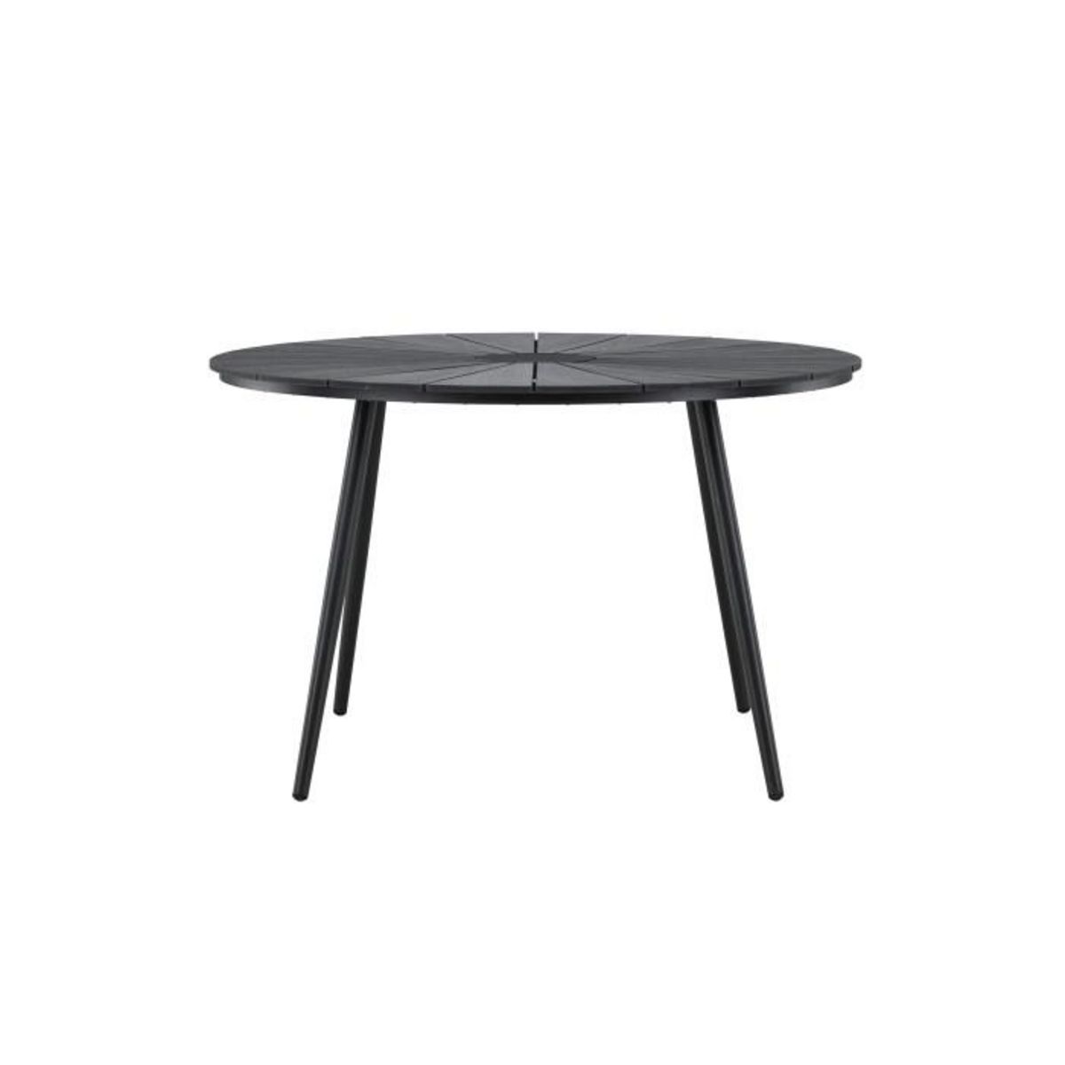Paris Prix Table de Jardin Design  San Vito  120cm Noir