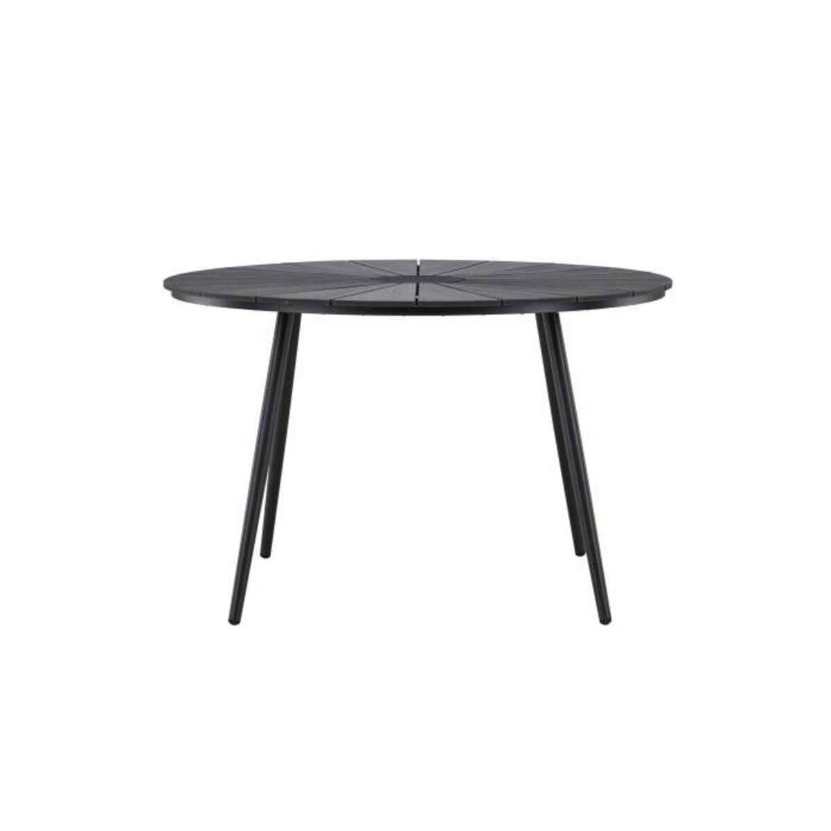 Paris Prix Table de Jardin Design  San Vito  120cm Noir
