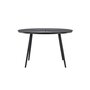 Voir la diapositive 2 : Paris Prix Table de Jardin Design  San Vito  120cm Noir