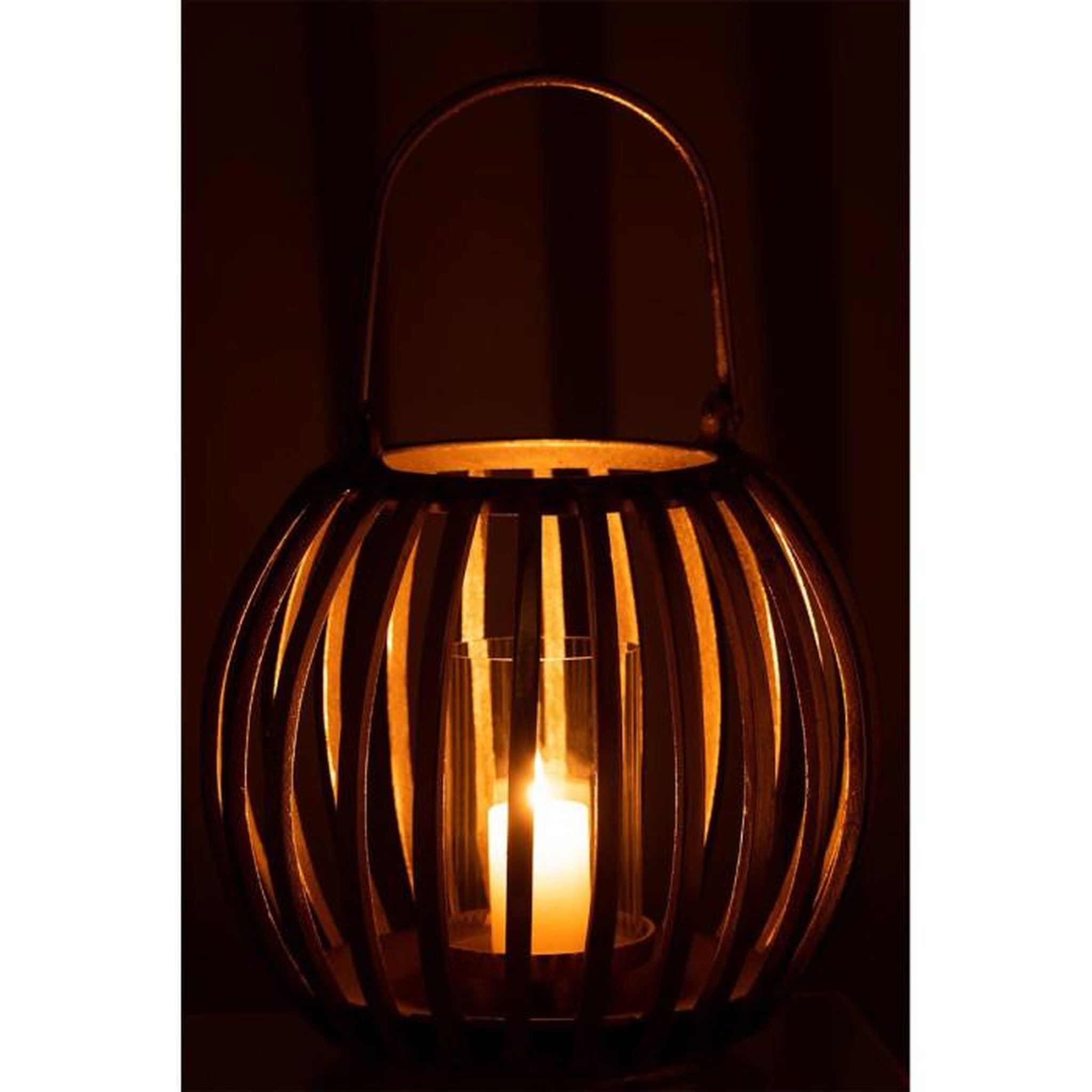 Voir la diapositive 3 : Paris Prix Lanterne Boule Design  Aluminium  35cm Or