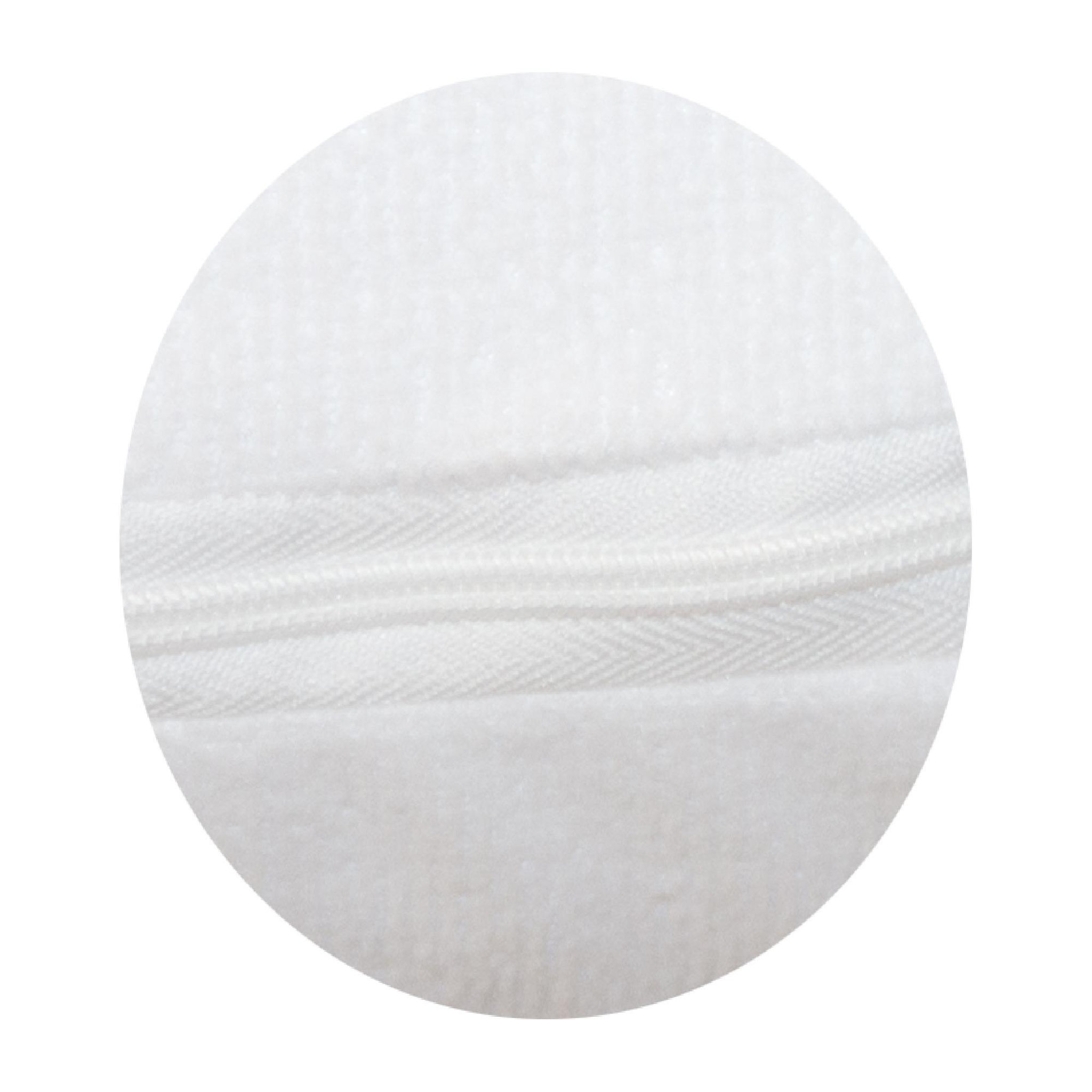 Voir la diapositive 4 : BABYCALIN Alèse bébé 60 x 120 cm en avec zippe - 100% polyester imperméable - Blanc
