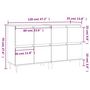 Voir la diapositive 6 : VIDAXL Buffets 2 pcs blanc bois d'ingenierie