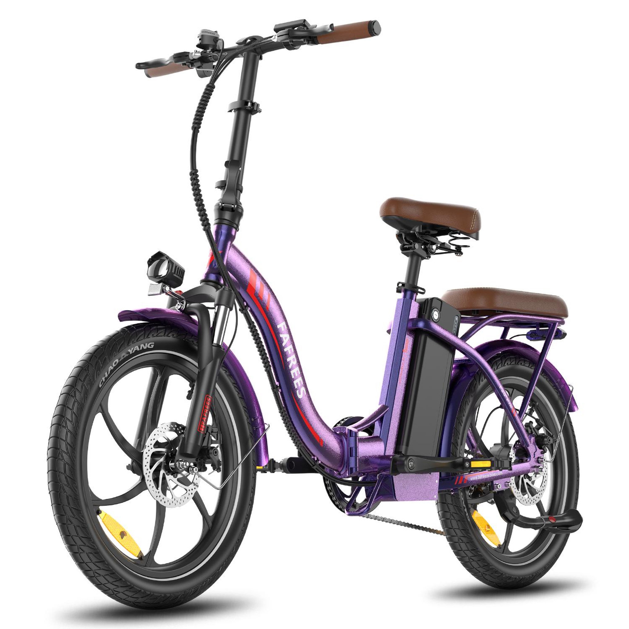 Voir la diapositive 3 : FAFREES Vélo électrique pliable de ville fafrees f20+ pro