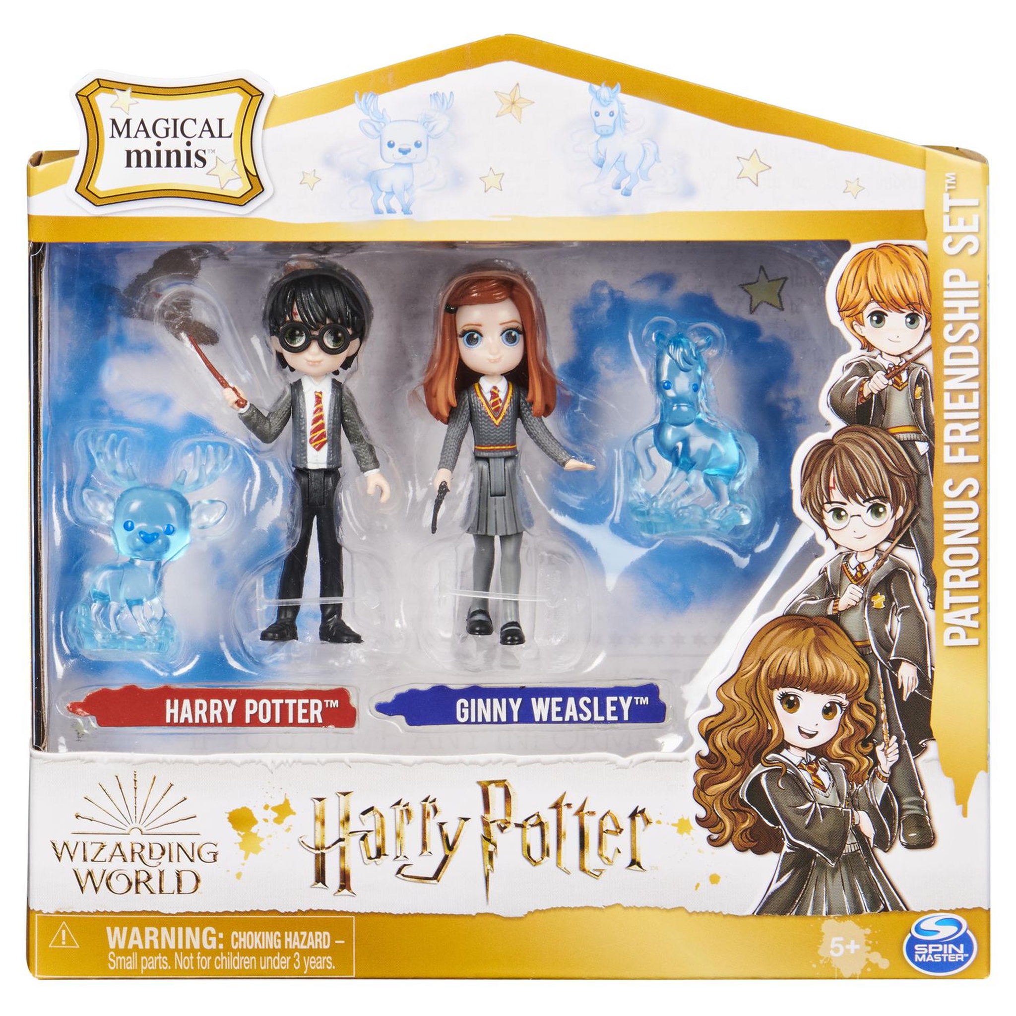 Voir la diapositive 2 : SPIN MASTER Multipack Patronus Magical Minis - Harry & Ginny - Wizarding World
