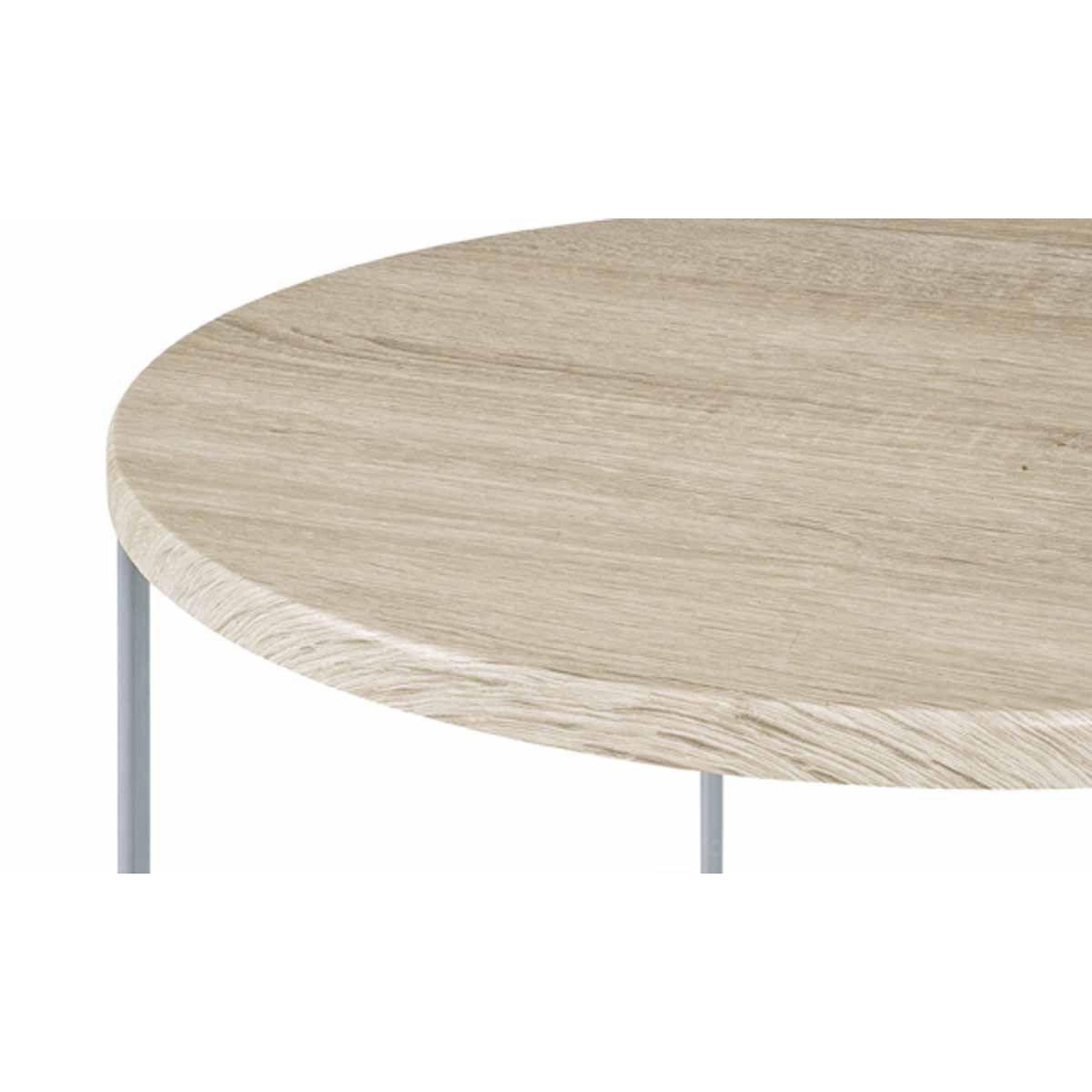 Voir la diapositive 2 : Paris Prix Table d'appoint en bois  silky  52cm naturel