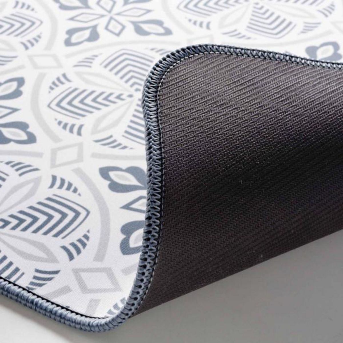 Paris Prix Tapis Déco Imprimé  Joan  45x120cm Bleu