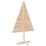 Voir la diapositive 5 : VIDAXL Arbre de Noël en bois pour decoration 150 cm bois massif