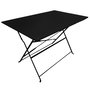 Voir la diapositive 1 : Paris Prix Table de Jardin Pliante  Palerme  110cm Noir