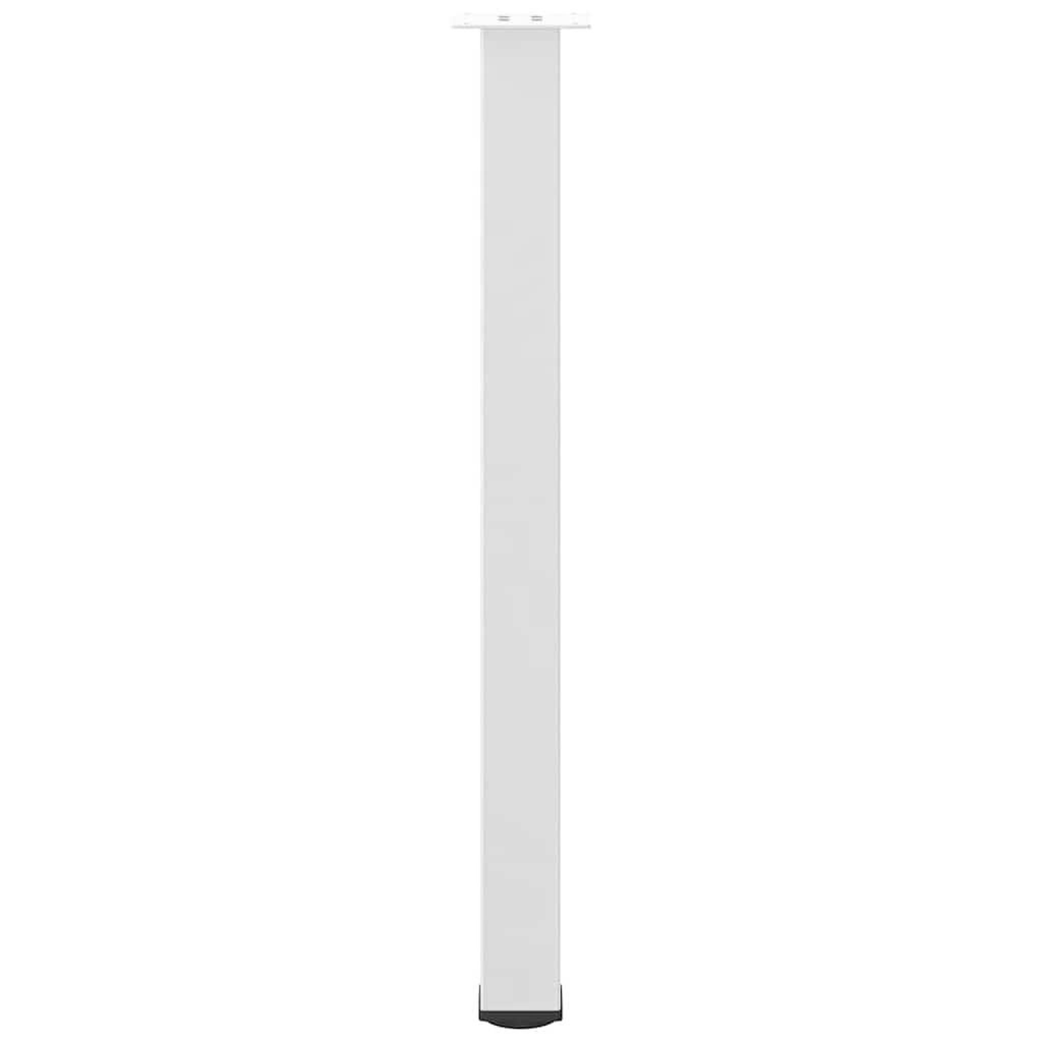 Voir la diapositive 5 : VIDAXL Pieds de table basse blanc 4 pcs 100-102 cm acier