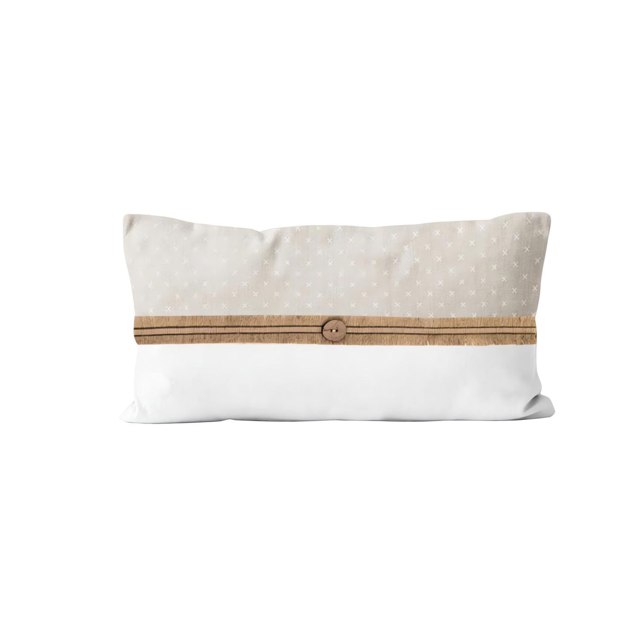 SOLEIL D'OCRE Coussin en coton 32x50 cm candice, par soleil d'ocre
