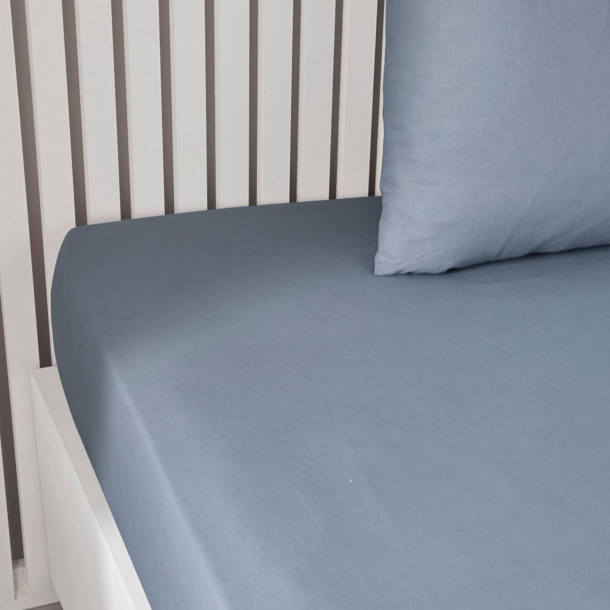 TODAY Drap housse uni en Coton 57 fils ESSENTIAL 