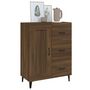 Voir la diapositive 4 : VIDAXL Buffet Chene marron 69,5x34x90 cm Bois d'ingenierie