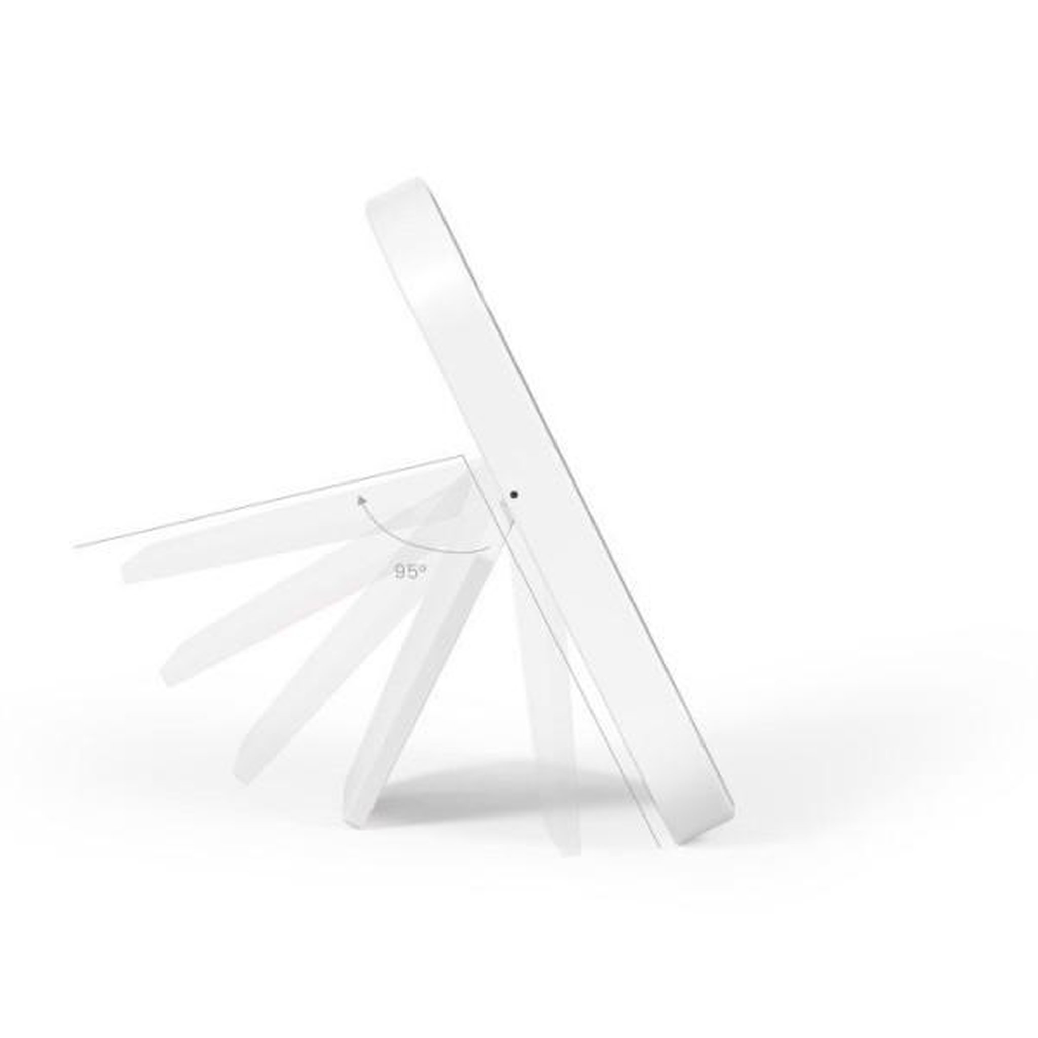 Voir la diapositive 3 : LIVOO Miroir  de maquillage lumineux - LIVOO - DOS224W - LED - Rechargeable - Inclinaison réglable